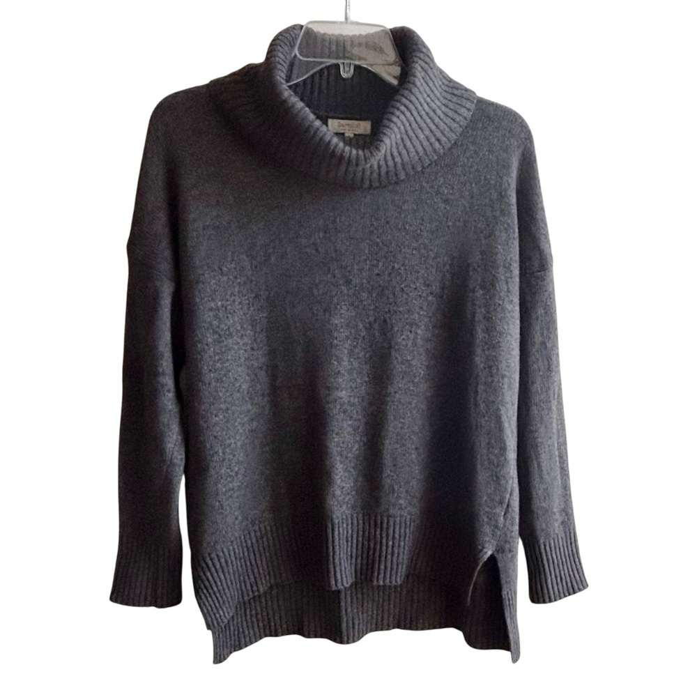 Bartolini Made in Italy Cowl Neck Wool Cashmere Blend Sweater